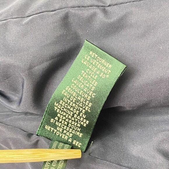 Lauren Ralph Lauren Blue Quilted Jacket Vest Women's Size Small Preppy - Picture 9 of 14